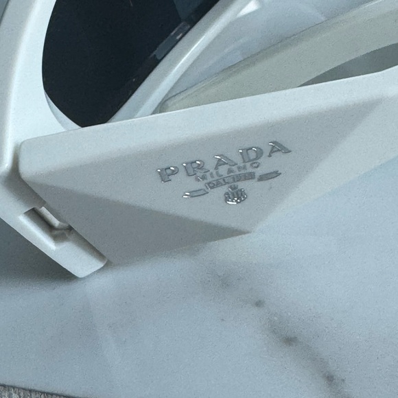 Prada White Sunglasses for Women - Picture 10 of 12